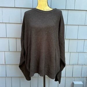 🖤🖤🖤Vintage Le Tigre 4X rare black sweater knit pullover top unisex mens